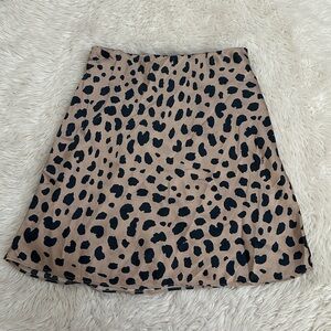 Realisation Leopard Print Skirt